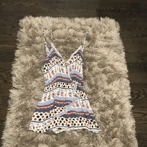 Girls patterned romper